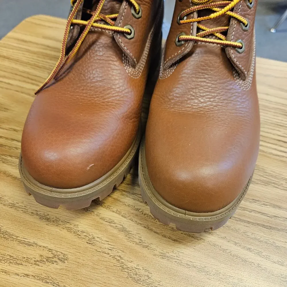 TIMBERLAND MEN'S 9.5 OUR LEGACY WORK SHOP 6 INCH BOOT ACORN PEBBLED NIB